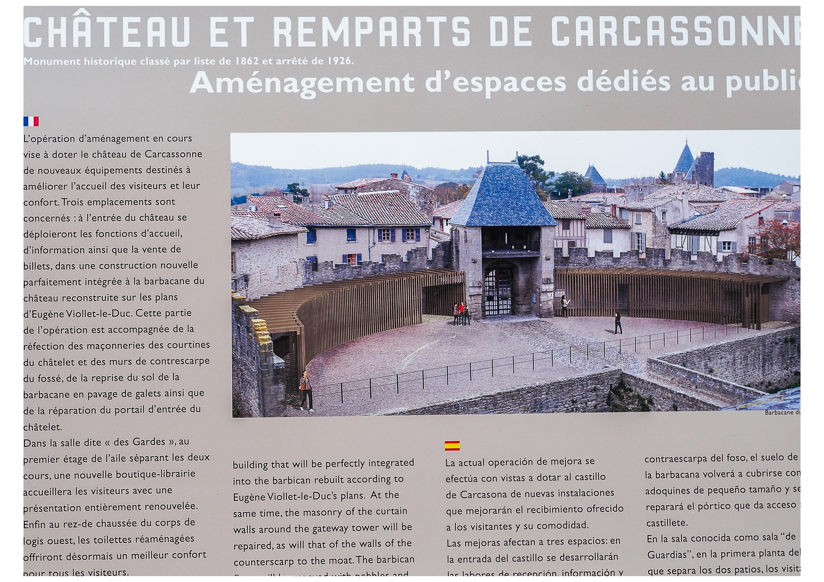 CARCASSONNE BARBACANE PROJET TEXTE