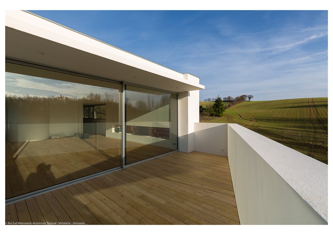 Maison contemporaine à Montastruc la Conseillère (près de Toulouse)